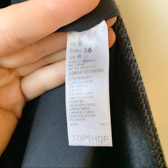 ❄️ Topshop Tweed Coat - Picture 4 of 4